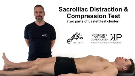 sacral compression and distraction test|positive faber fortin's and gaenslen's.